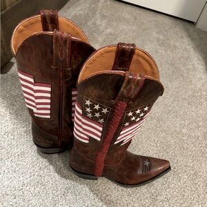 Old Gringo Flag Cowboy Boots size 8